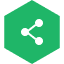 Share button icon (three connected dots)